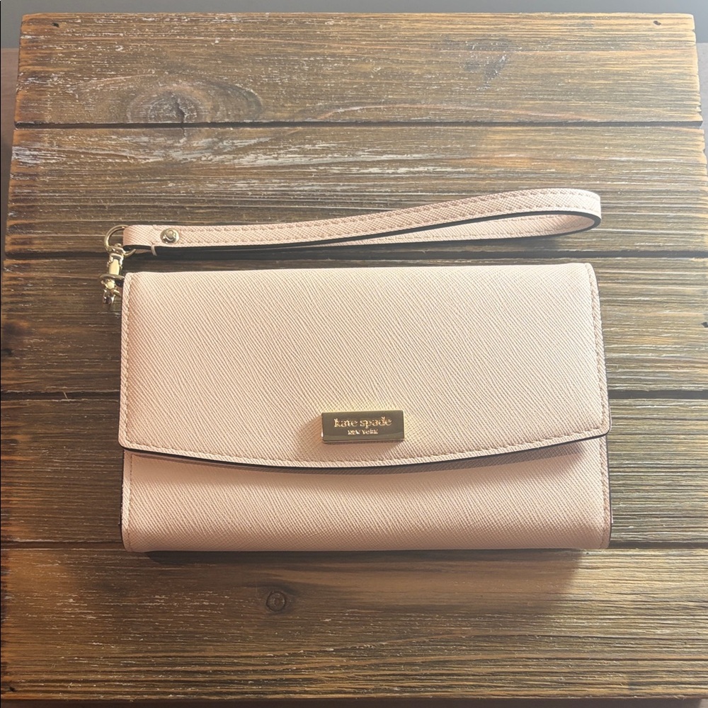 Kate Spade Blush Wristlet Clutch